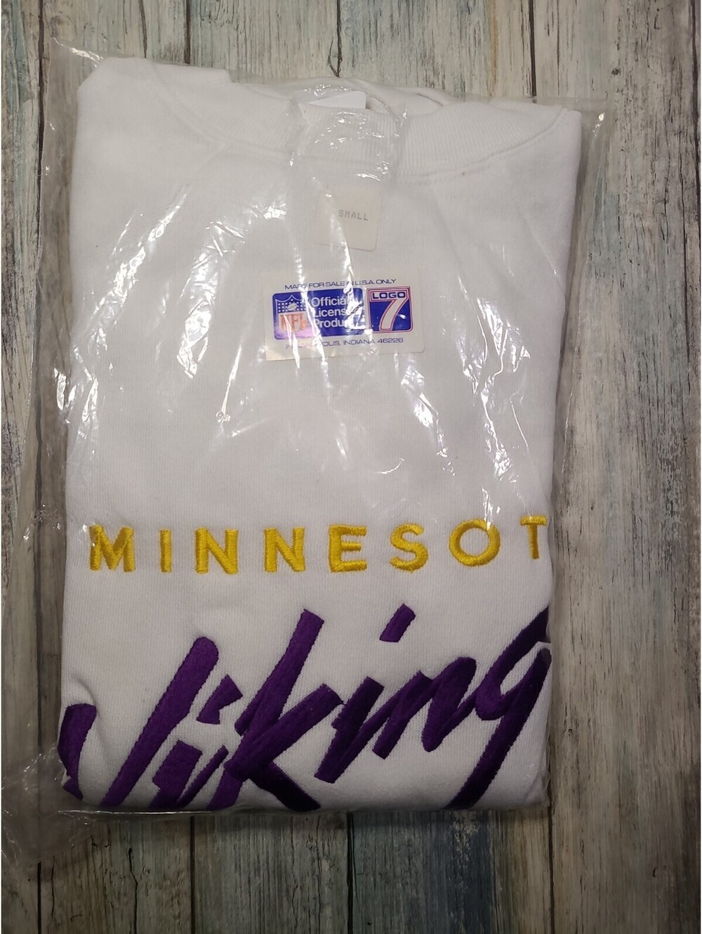 New Minnesota Viking Sweatshirt Small Officially Licensed Product Logo 7